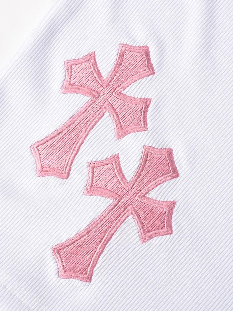 Pink Crosses Dress